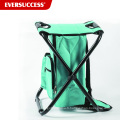 Backpack Cooler Chair Compact Tabouret pliant léger et portable - Parfait pour les événements en plein air, Voyage, randonnée, Camping, Ta